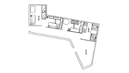 川東號(hào)子商用廚房CAD平面圖