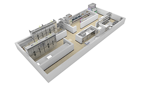 蜀香龍門湖南路店3D渲染圖